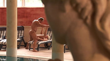 Hot blonde girl assfucked at the spa