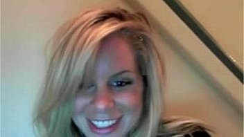 Busty blonde milf massage pussy on webcam