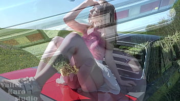 First piss 19 y o erica mori squirting hard anal fuck big cock by pimpall bill valter car