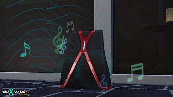 Beautiful sex of lovers in a villa sims 4