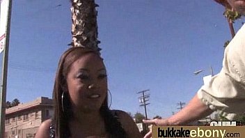 Busty black babe bubble bath group cocksuck 9