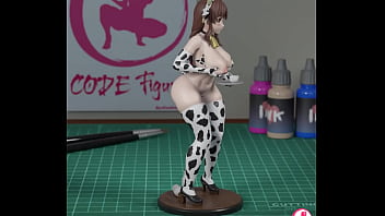 Figure 3d cow woman stl