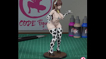Figure 3d cow woman stl