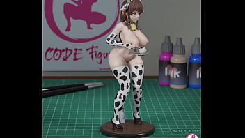 Figure 3d cow woman stl