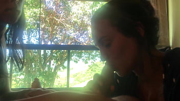 Guy gets to fuck his girflriend and her cousin in this sexy