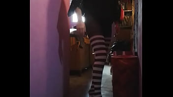 Michelle Travesti Medias Rayadas Sin Tanga thumbnail