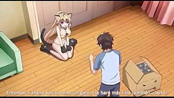 Se folla a su hermana con disfraz de gato