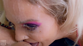 Piss drinking milf gigi patsy facefucked hard spews on the hard cock eyes drenched in her mess