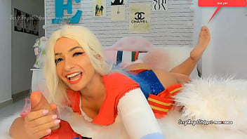 Harley quinn cosplay joi jerk off instructions blowjob twerk and asshole close up