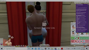 Assjob from thick asian martha convinced to undress for her ex while nudging up against her big butt