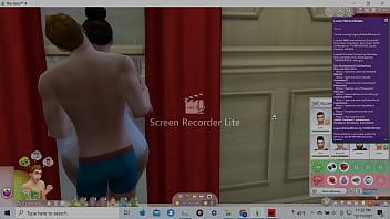 Assjob from thick asian martha convinced to undress for her ex while nudging up against her big butt