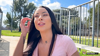 Cara mella sucks fucks and gives a footjob