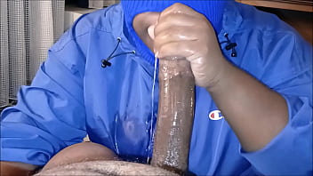 Sucked it so sloppy it wet up her jacket