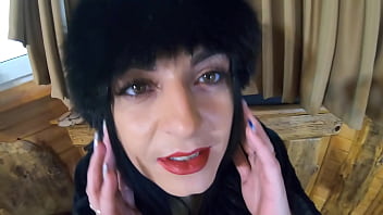 Milfycalla deep blow job while wearing fur coat and shiny boots preview