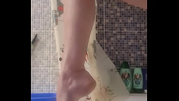 I love to smear my legs with cream and caress them for you dear