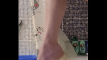 I love to smear my legs with cream and caress them for you dear