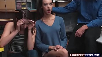 Teens agreed to deepthroat officer's cock