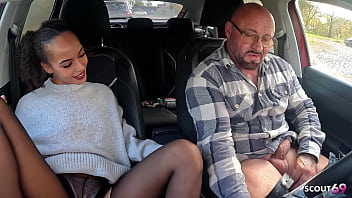 German half african brown skin small tits teen lia amalia pick up for no condom fuck by old guy