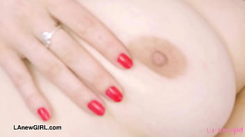 Alluring teen model naked close up