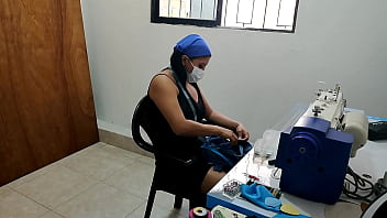 Sex addicted slut seduces me and asks for cock at work