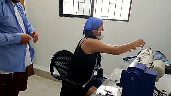 Sex addicted slut seduces me and asks for cock at work