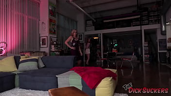 Hot stepmom sucks huge dick