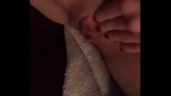 Hippie playing with her waterfalls