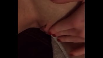 Hippie playing with her waterfalls