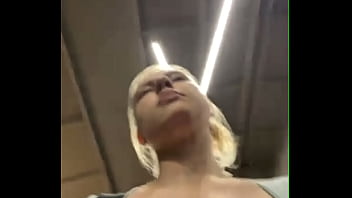 Fingering pussy in the gym