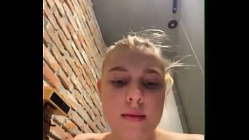 Fingering pussy in the gym