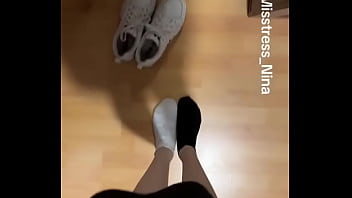 I just love this combination •more on ️#nylonfetısh #nylonlegs #teen #blacksocks