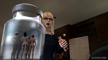 Training her throat by swallowing 2 2