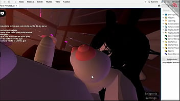 Footjob de tetona caliente