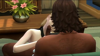 Bon moment sur le canapé