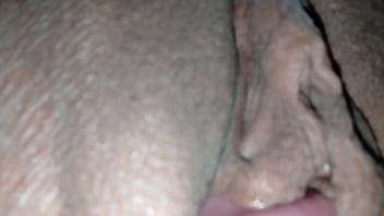 A girl is smelling the balls and huge load cum on her tits