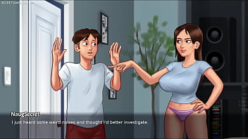 Summertime saga by darkcookie mature stepmom was caught masturbating in her bed by them horny pervert wants to fucks his hot milf stepmom