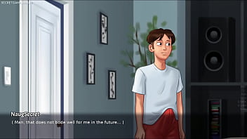 Summertime saga by darkcookie mature stepmom was caught masturbating in her bed by them horny pervert wants to fucks his hot milf stepmom