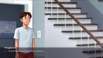 Summertime saga by darkcookie mature stepmom was caught masturbating in her bed by them horny pervert wants to fucks his hot milf stepmom