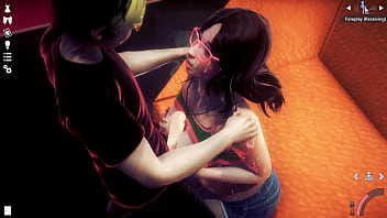 Riri fucks kate in the lobby full honey select2 gameplay