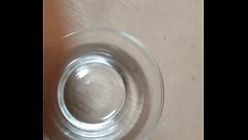 Ejaculate in a transparent cup and then swallow Ejaculate in a transparent cup and then swallow