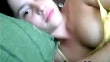 Cute shows boobs in bed camg8