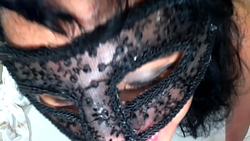 Married girl realizes her dream of two cocks in her mouth