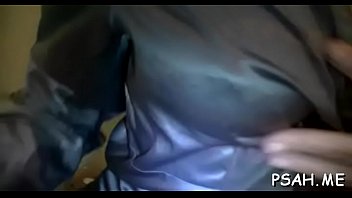 Hot doxy plays with fake schlong