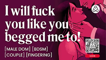 Rough bdsm & degradation – dominant boyfriend fucks his submissive female asmr porn audio roleplay story for women