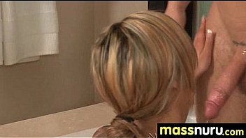 Japanese masseuse gives a full service massage 15