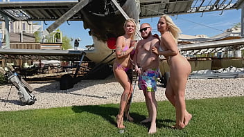 Blonde hoes greta foss & vera jarw milk mr texas's thick dick