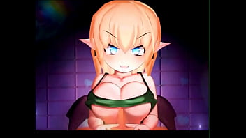 Huge boobs moaning 3d