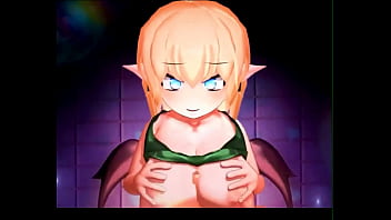 Huge boobs moaning 3d