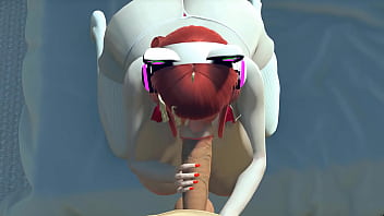 The rude stepdaughter vacuum blowjob