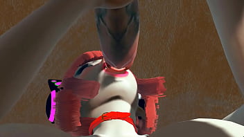 The rude stepdaughter vacuum blowjob